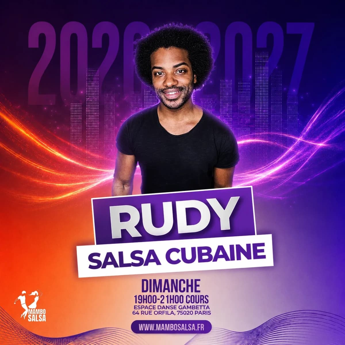 Clase de salsa cubana - Espace danse Gambetta