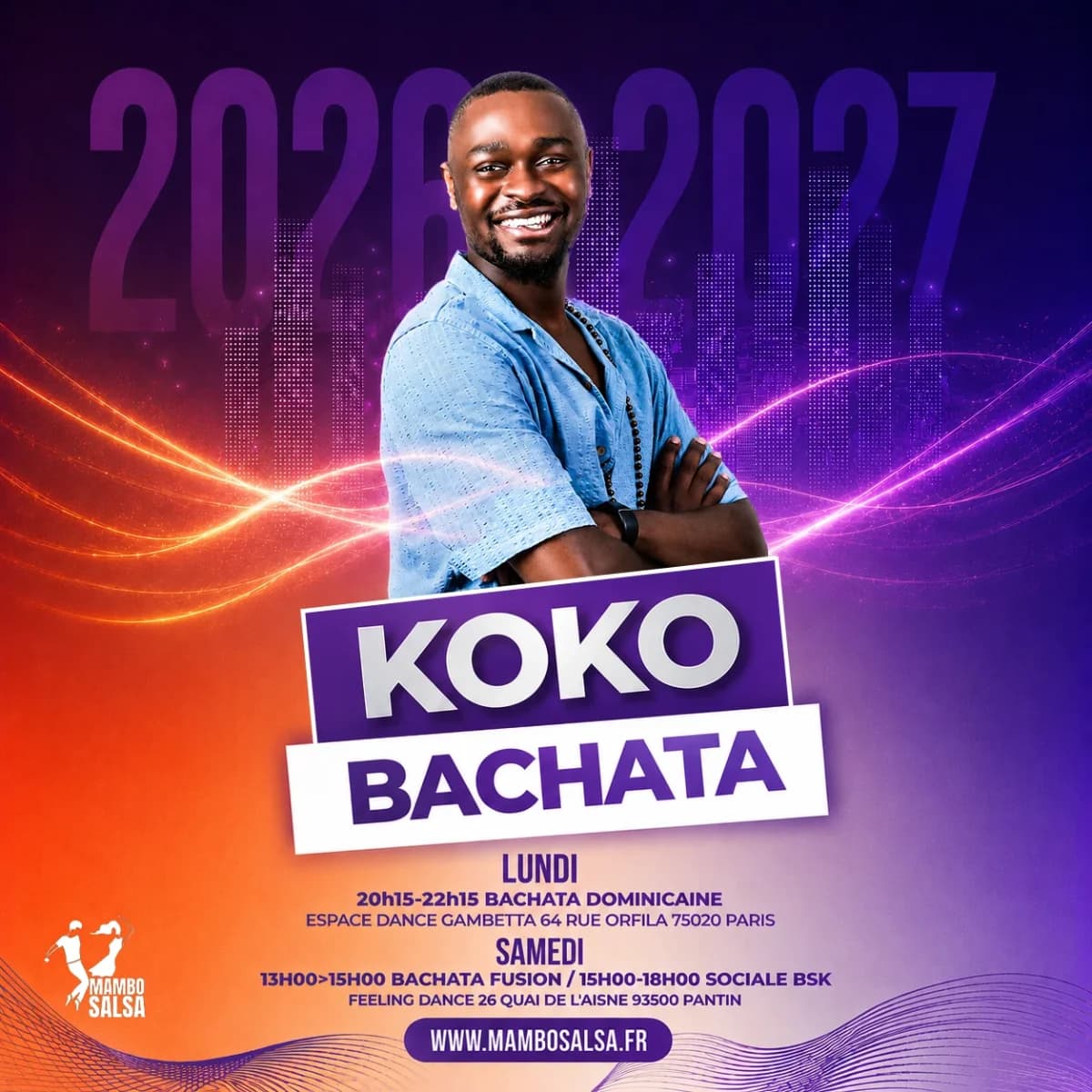 Bachata Dominicaine Class - Espace danse Gambetta