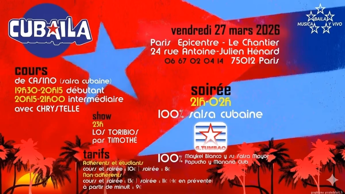 Soirée Cubaila - Salsa cubaine