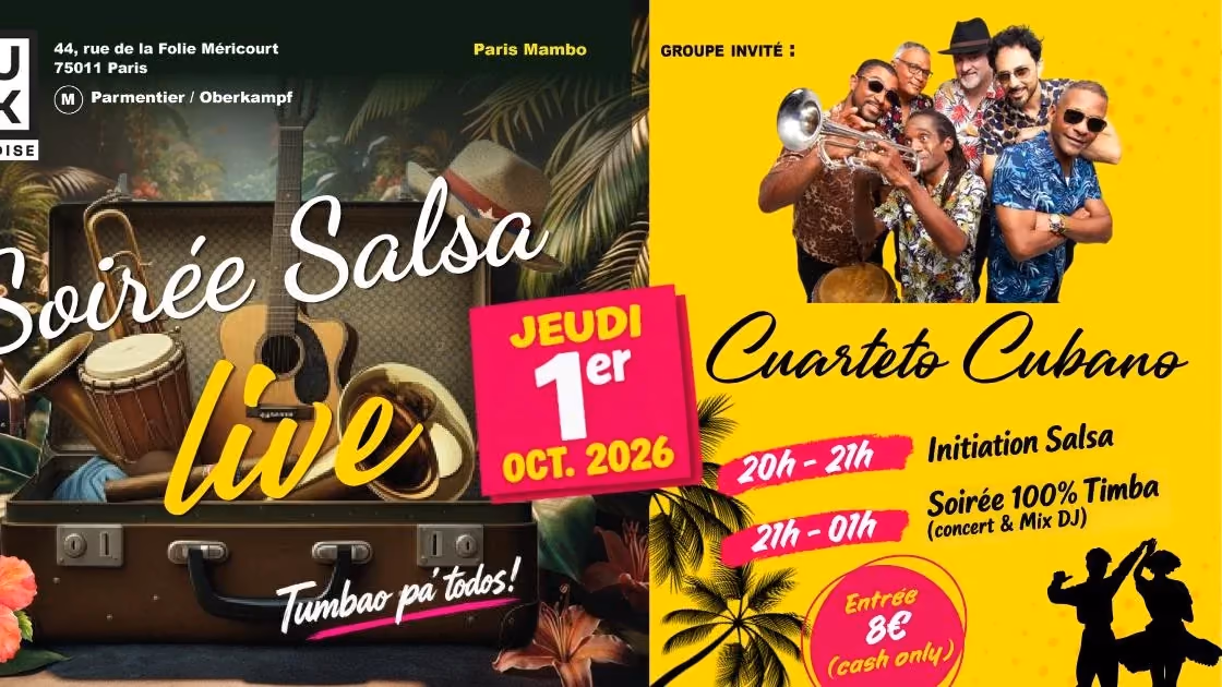 Soirée Salsa Live - Punk Paradise