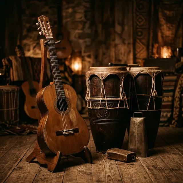 Représentation artistique des racines musicales